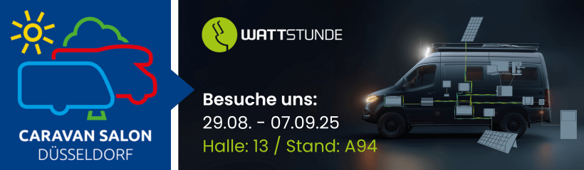 WATTSTUNDE auf der Caravan Salon in Düsseldorf
