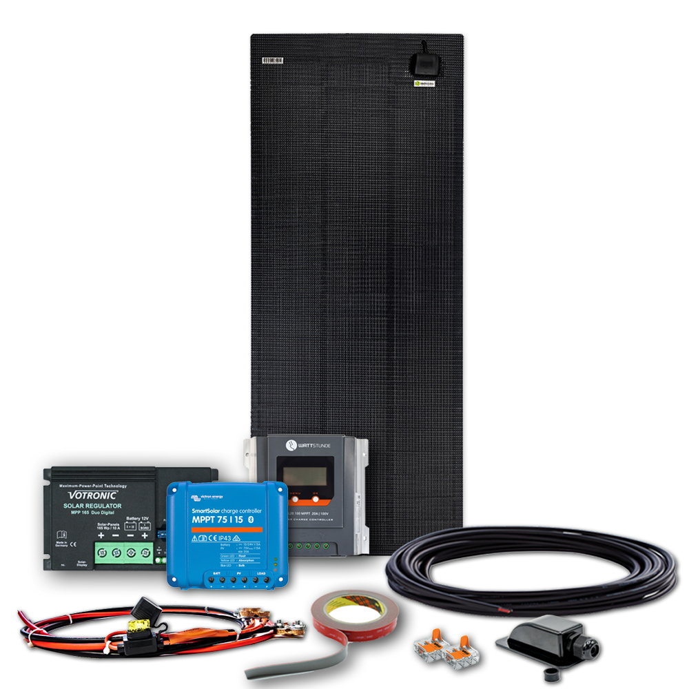 30W monokristallines Solarmodul von Wattstunde