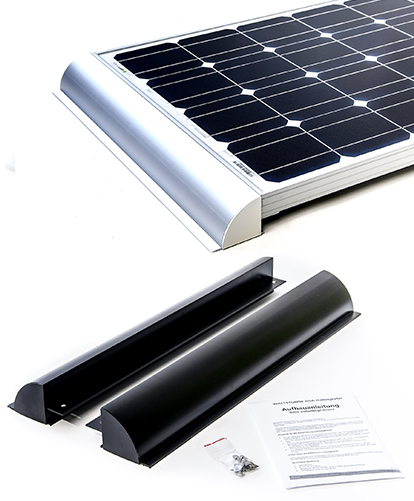 Solar Panel RV Halterung Solarhalterung Befestigung verstellbar 556mm passend bis 100Watt 
